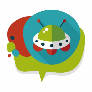 Uzun Gölge, eps10 alanı düz simgesiyle