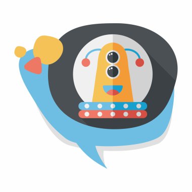 Uzun Gölge, eps10 alanı düz simgesiyle