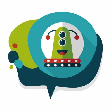 Uzun Gölge, eps10 alanı düz simgesiyle