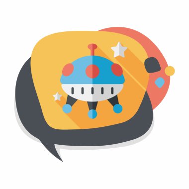 Uzun Gölge, eps10 alanı düz simgesiyle