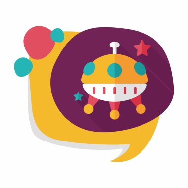 Uzun Gölge, eps10 alanı düz simgesiyle