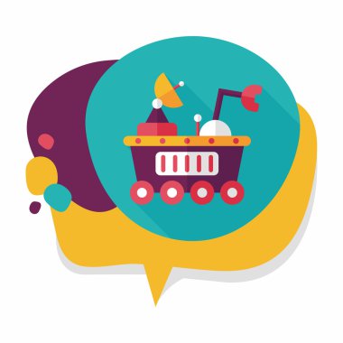 Uzun Gölge, eps10 ile alan Rover düz simgesi