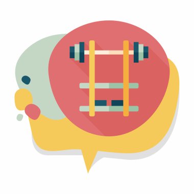 Uzun Gölge, eps10 ile Halter düz simgesi