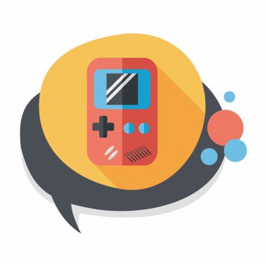 Uzun Gölge, eps 10 el oyun düz simgesi