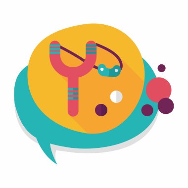 Uzun Gölge, eps10 sapan düz simgesi