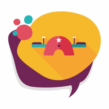 uzun gölge Bahçesi tahterevalli düz simgesi