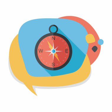 Uzun Gölge, eps10 ile pusula düz simgesini