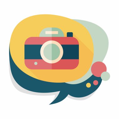 Uzun Gölge, eps10 ile kamera düz simgesi