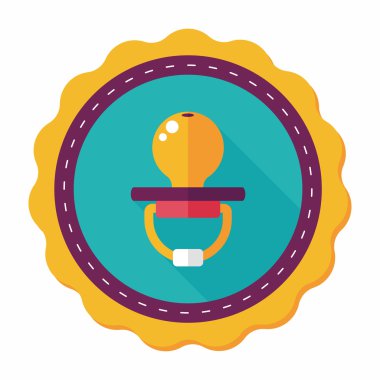 Uzun Gölge, eps 10 bebeğin kukla düz simgesiyle