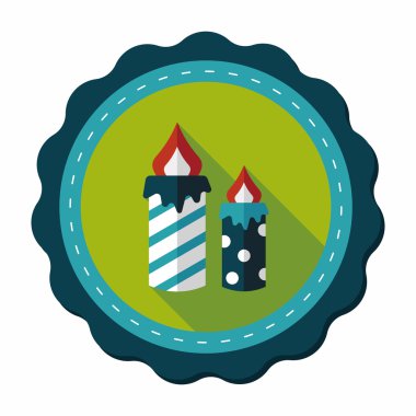 mum uzun gölge, eps10 düz simgesi