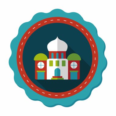 Uzun Gölge, eps10 Sarayı düz simgesi oluşturma