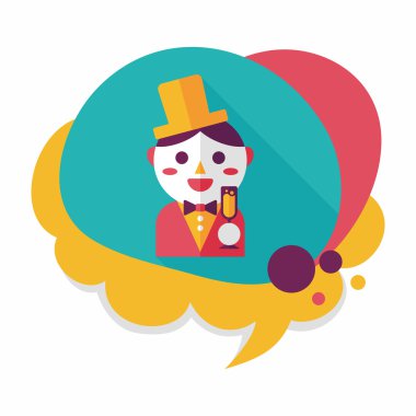 Düğün damat uzun gölge, eps10 düz simgesiyle