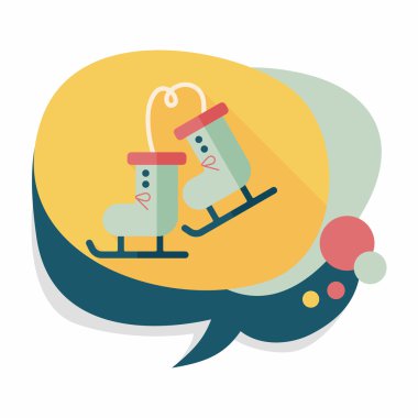 Uzun Gölge, eps10 Kayak çizme düz simgesi