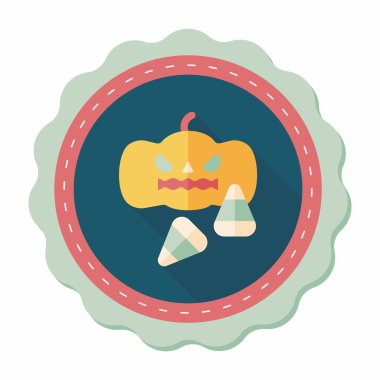 Uzun Gölge, eps10 ile kabak düz simgesi