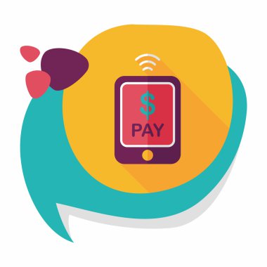 Uzun Gölge, eps10 ile düz simgesi alışveriş online cep telefonu