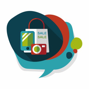 Uzun Gölge, eps10 alışveriş mevcut düz simgesiyle