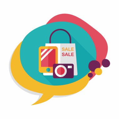 Uzun Gölge, eps10 alışveriş mevcut düz simgesiyle