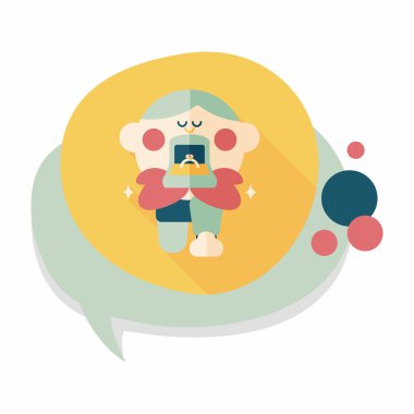 Elmas yüzük düz simgesi ile uzun gölge, eps10 teklif