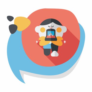 Elmas yüzük düz simgesi ile uzun gölge, eps10 teklif