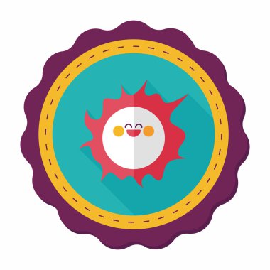 Uzun Gölge, eps10 ile alan güneş düz simgesi