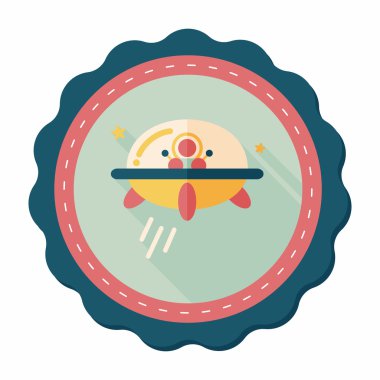 Uzun Gölge, eps10 alanı düz simgesiyle