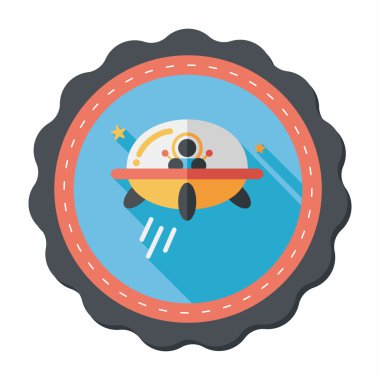 Uzun Gölge, eps10 alanı düz simgesiyle