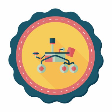 Uzun Gölge, eps10 ile alan Rover düz simgesi