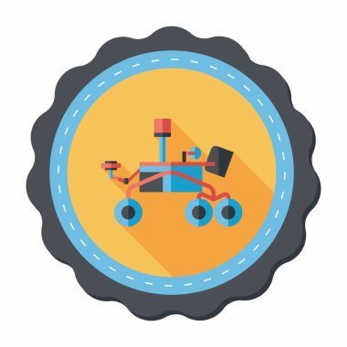 Uzun Gölge, eps10 ile alan Rover düz simgesi