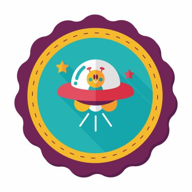 Uzun Gölge, eps10 alanı düz simgesiyle