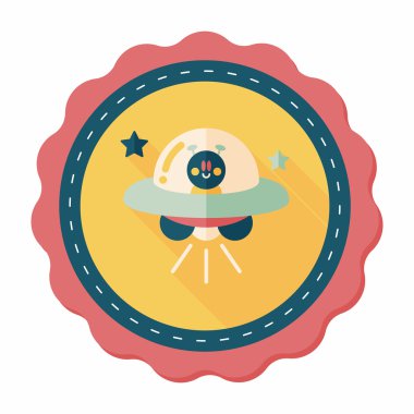 Uzun Gölge, eps10 alanı düz simgesiyle