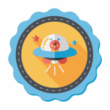 Uzun Gölge, eps10 alanı düz simgesiyle