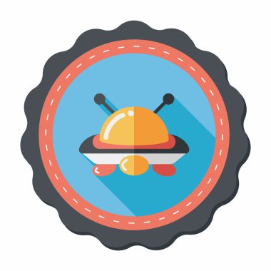 Uzun Gölge, eps10 alanı düz simgesiyle