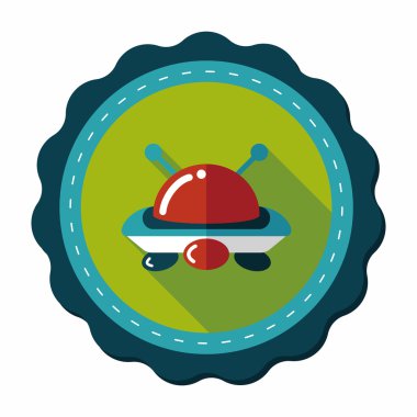 Uzun Gölge, eps10 alanı düz simgesiyle