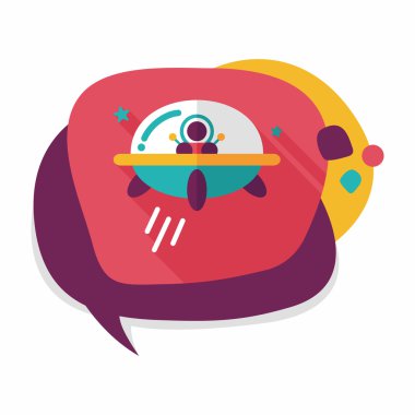 Uzun Gölge, eps10 alanı düz simgesiyle