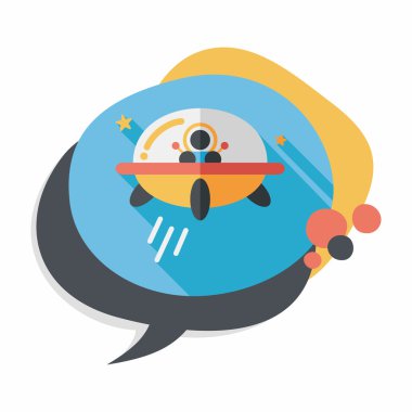 Uzun Gölge, eps10 alanı düz simgesiyle