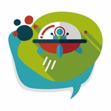 Uzun Gölge, eps10 alanı düz simgesiyle