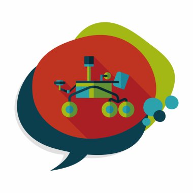 Uzun Gölge, eps10 ile alan Rover düz simgesi