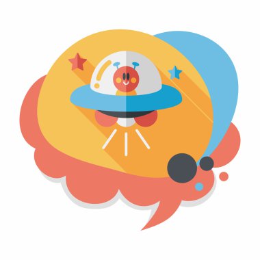 Uzun Gölge, eps10 alanı düz simgesiyle