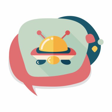 Uzun Gölge, eps10 alanı düz simgesiyle