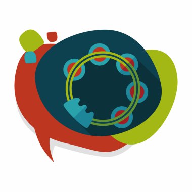 Tef uzun gölge düz simgesi