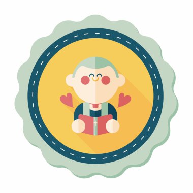 Düğün papazı uzun gölgeli düz ikon, bölüm 10, başkanlık ediyor. 