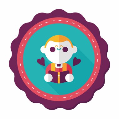 Düğün papazı uzun gölgeli düz ikon, bölüm 10, başkanlık ediyor. 