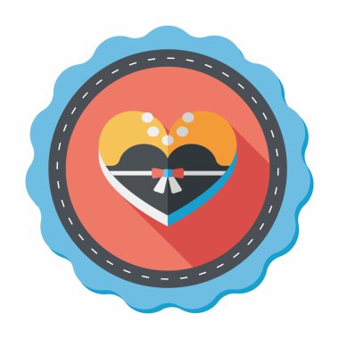 Gelin gelinlik kutu kurabiye uzun düz simgesiyle sh şeklinde