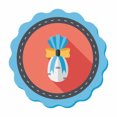 Uzun Gölge, eps10 ile Çin yeni yıl hediyeleri düz simgesi