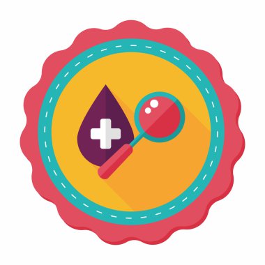 Uzun Gölge, eps10 ile kan düz simgesini bulun