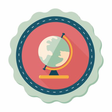 düz simge uzun gölge, eps10 ile