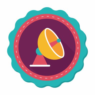 Uzun Gölge, eps10 ile uzay uydu düz simgesi