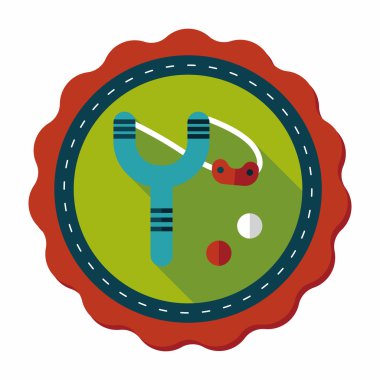 Uzun Gölge, eps10 sapan düz simgesi