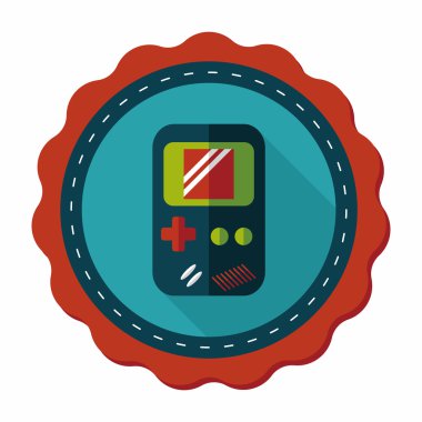 Uzun Gölge, eps 10 el oyun düz simgesi