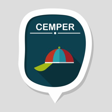 Uzun Gölge, eps10 sivri kap düz simgesiyle